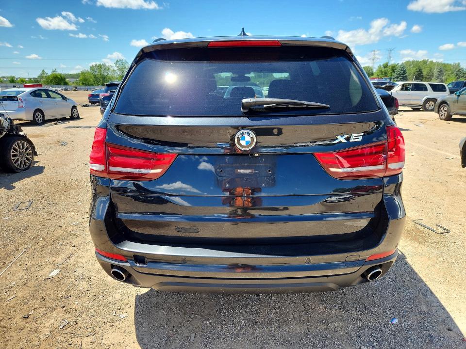 2015 BMW X5 VIN 5UXKR0C53F0K55884 COPART salvage auction — BURN, Il - Salvage Certificate, sold $2,600 on 2026-07-16 (photo 6)