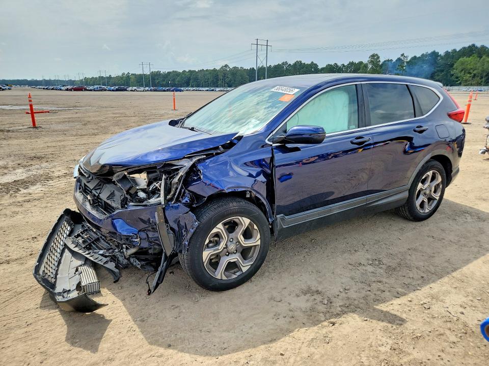 2019 Honda Cr-v VIN 7FARW1H52KE027317 COPART salvage auction — FRONT END, La - Cert Of Title-Salvage, sold $4,750 on 2026-07-10 (photo 1)