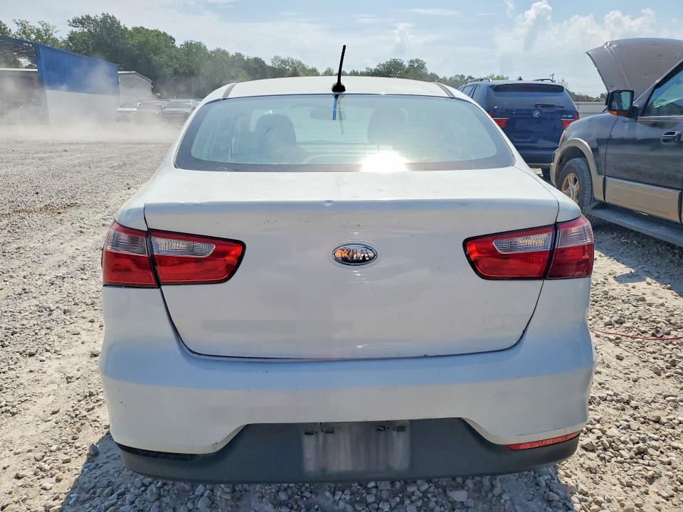 2016 Kia Rio VIN KNADM4A32G6597453 COPART salvage auction — HAIL, Mo - Salvage Certificate Of Title, sold $1,200 on 2026-07-20 (photo 6)