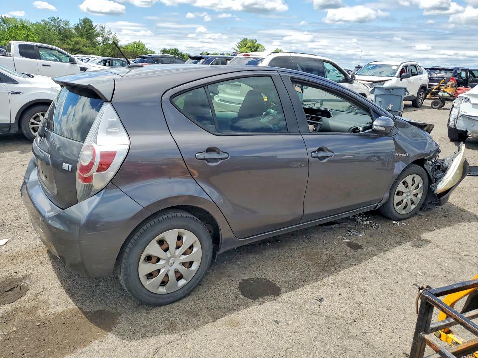 2013 Toyota Prius c VIN JTDKDTB35D1043092 COPART salvage auction — FRONT END, Pa - Certificate Of Salvage, sold $425 on 2026-07-07 (photo 3)