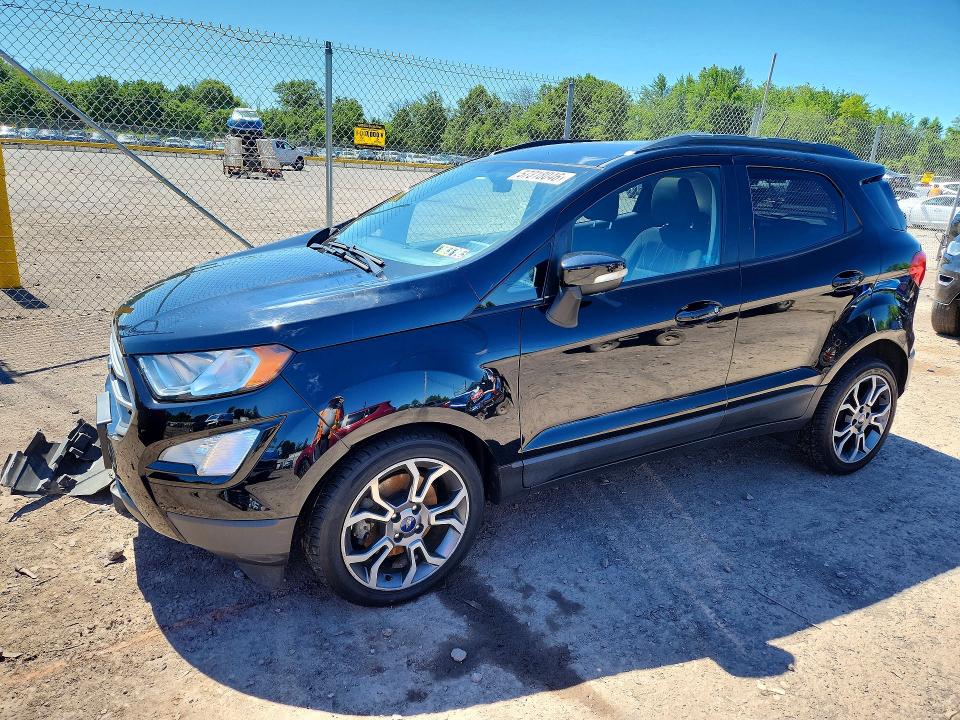 2018 Ford Ecosport VIN MAJ3P1TE3JC237707 COPART salvage auction — FRONT END, Pa - Certificate Of Salvage, sold $1,350 on 2026-07-20 (photo 1)
