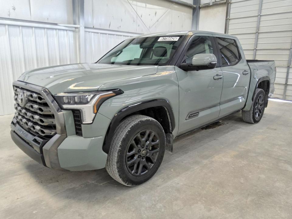 2025 Toyota Tundra VIN 5TFNA5DB0SX326306 COPART salvage auction — FRONT END, TX - CERTIFICATE OF TITLE, sold $32,250 on 2026-07-21 (photo 1)