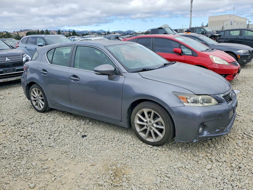 2012 Lexus Ct VIN JTHKD5BH0C2099942 COPART salvage auction — REAR END, Ca - Salvage Certificate, sold $1,650 on 2026-07-09 (photo 4)