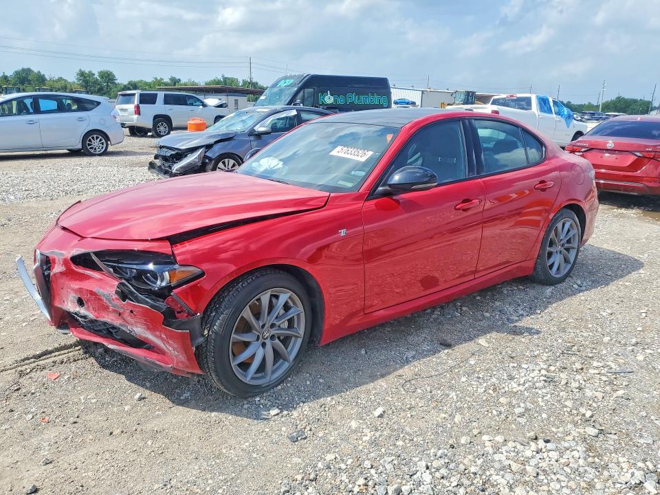 2024 Alfa romeo VIN ZARFANBN7R7680342 COPART salvage auction — FRONT END, Tx - Salvage Vehicle Title, sold $7,000 on 2026-08-27 (photo 1)