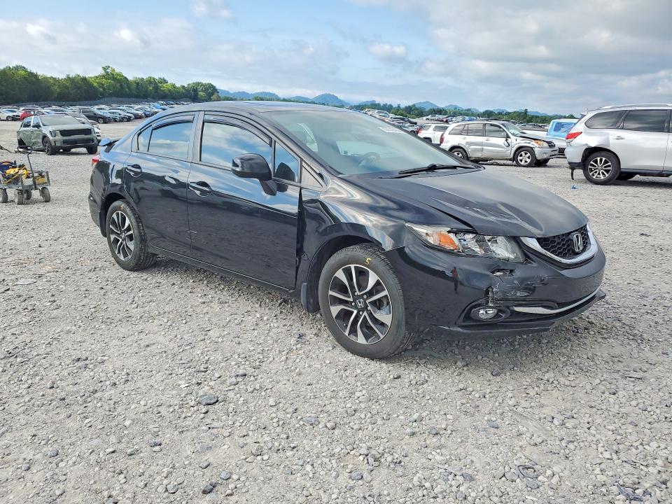 2013 Honda Civic VIN 19XFB2F9XDE239395 COPART salvage auction — FRONT END, Tn - Salvage Certificate, sold $3,550 on 2026-07-02 (photo 4)