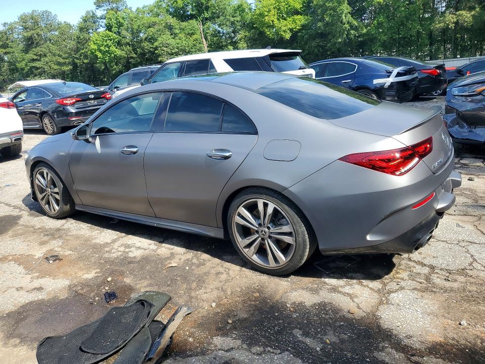 2020 Mercedes-benz Cla-klasse amg VIN W1K5J5BB5LN116791 COPART salvage auction — FRONT END, Ga - Rebuilt With Theft History, sold $11,300 on 2026-08-11 (photo 2)