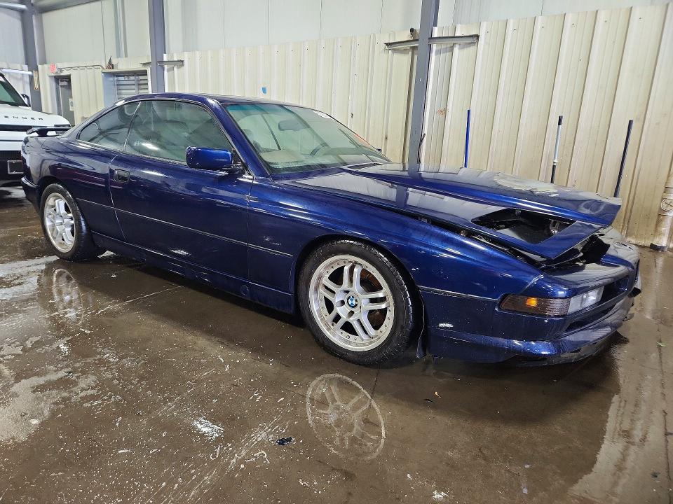1992 BMW 8er VIN WBAEG1317NCB42654 COPART salvage auction — BURN, Mn - Cert Of Title-Salvage, sold $6,900 on 2026-07-21 (photo 4)