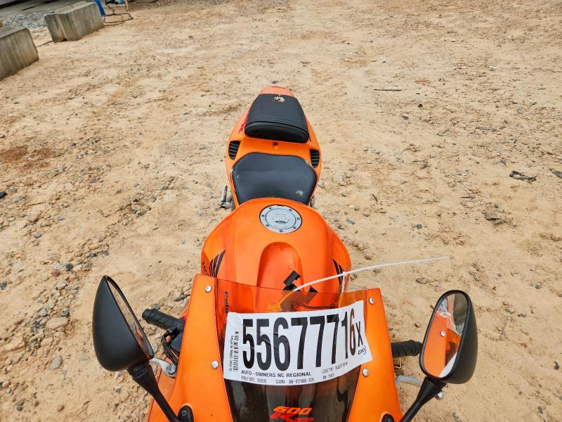 2006 Honda Cbr VIN JH2PC37036M310570 COPART salvage auction — SIDE, Nc - Salvage Certificate Of Title, sold $1,650 on 2026-07-23 (photo 5)