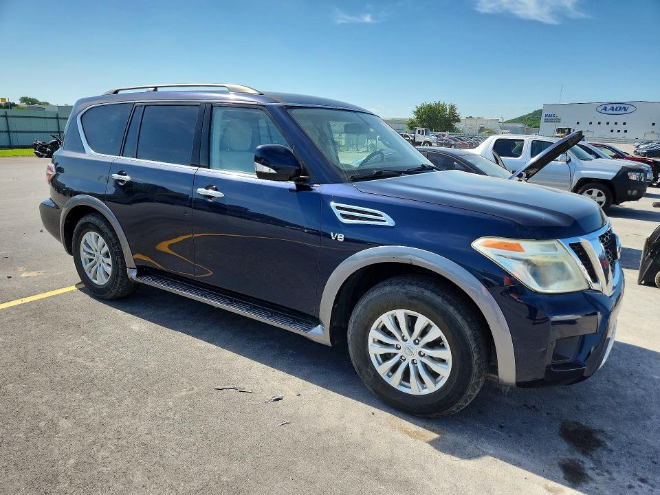 2018 Nissan Armada VIN JN8AY2NC2J9550152 COPART salvage auction — HAIL, Ok - Certificate Of Title (P), sold $5,700 on 2026-07-15 (photo 4)