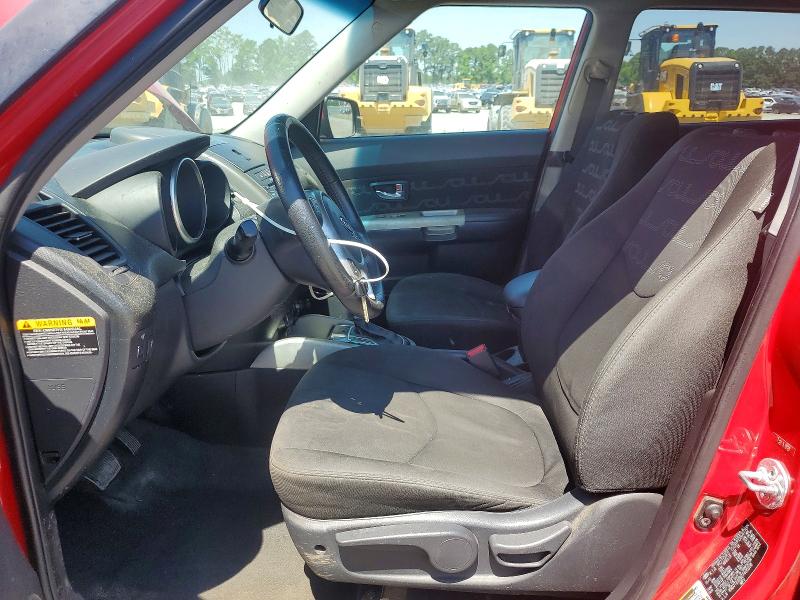 2012 Kia Soul VIN KNDJT2A69C7400208 COPART salvage auction — FRONT END, Nc - Salvage Certificate Of Title, sold $675 on 2026-07-14 (photo 7)