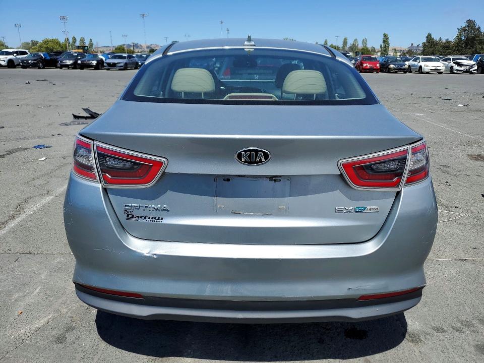 2015 Kia VIN KNAGN4AD6F5082009 COPART salvage auction — FRONT END, Ca - Salvage Certificate, sold $475 on 2026-07-06 (photo 6)