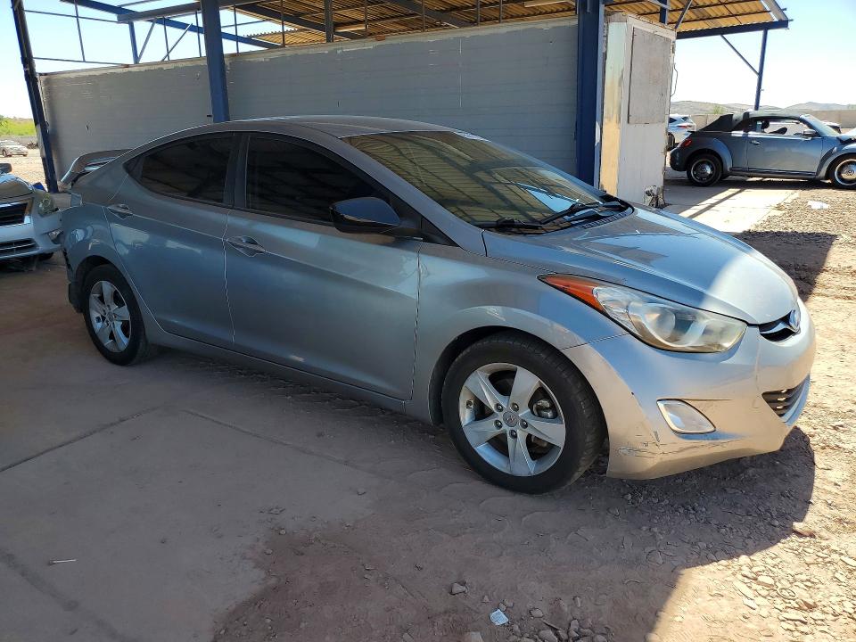 2013 Hyundai Elantra VIN KMHDH4AE5DU891425 COPART salvage auction — REAR END, Az - Cert Of Title - Salvage, sold $2,000 on 2026-07-07 (photo 4)