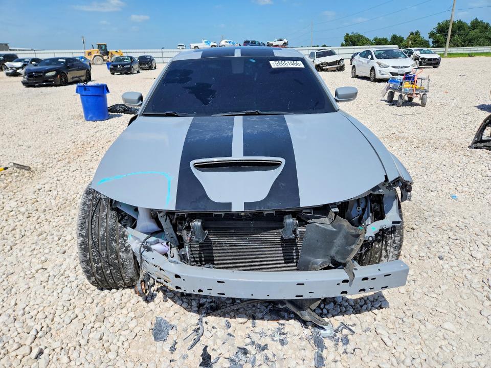 2022 Dodge Charger VIN 2C3CDXGJ4NH117208 COPART salvage auction — FRONT END, Tx - Salvage Vehicle Title, sold $18,200 on 2026-07-30 (photo 5)