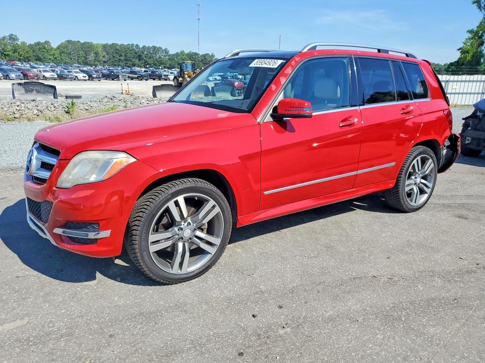 2014 Mercedes-benz Glk-klasse VIN WDCGG5HB4EG326891 COPART salvage auction — REAR END, NC - SALVAGE CERTIFICATE OF TITLE, sold $500 on 2026-07-30 (photo 1)