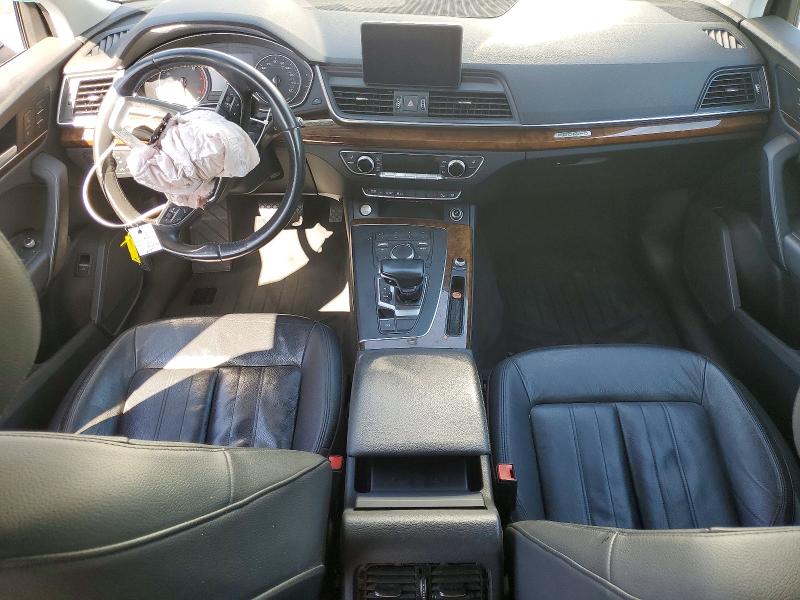 2018 Audi Q5 VIN WA1ANAFY0J2039437 COPART salvage auction — FRONT END, Ca - Salvage Certificate, sold $1,700 on 2026-07-23 (photo 8)