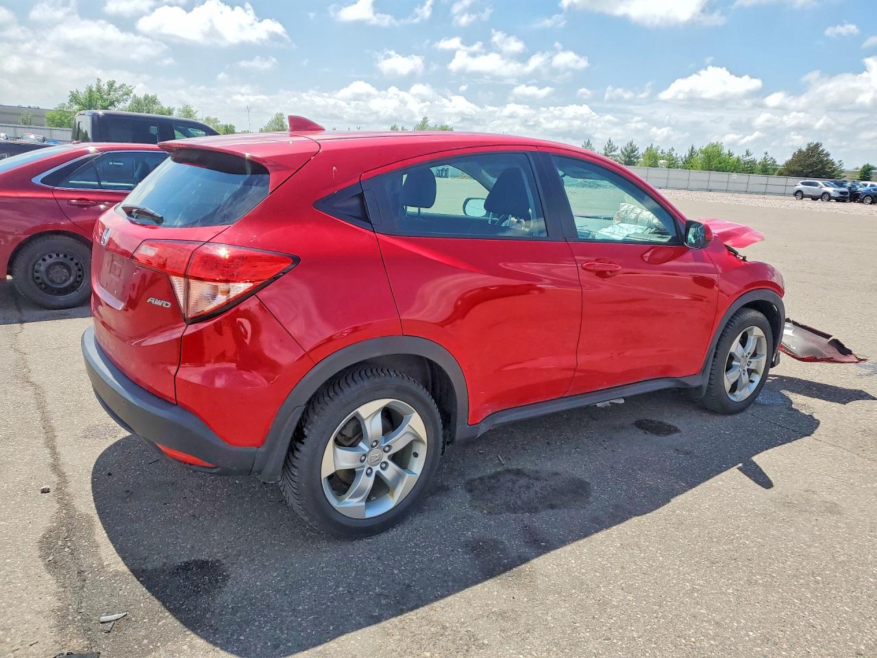 2016 Honda HR-V VIN 3CZRU6H32GM726991 COPART salvage auction — Front End, MN - CERT OF TITLE-SALVAGE, sold $2,850 on 2026-07-02 (photo 3)