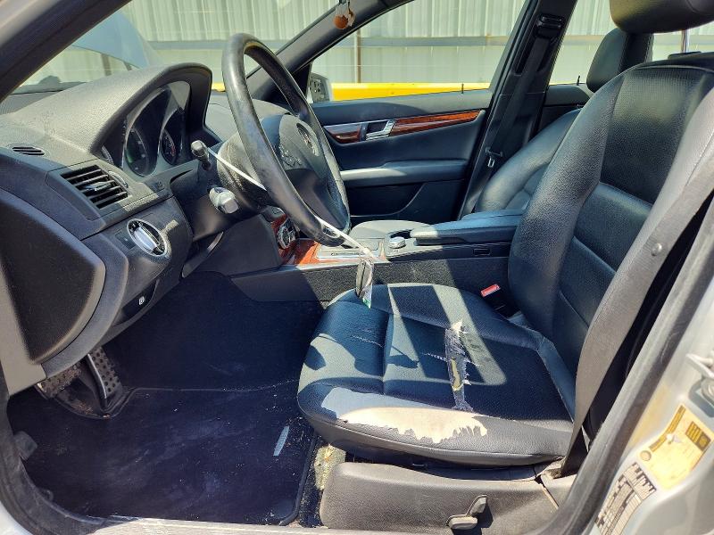 2011 Mercedes-benz C-klasse VIN WDDGF5EB5BA459774 COPART salvage auction — REAR END, TX - SALVAGE VEHICLE TITLE, sold $775 on 2026-07-28 (photo 7)