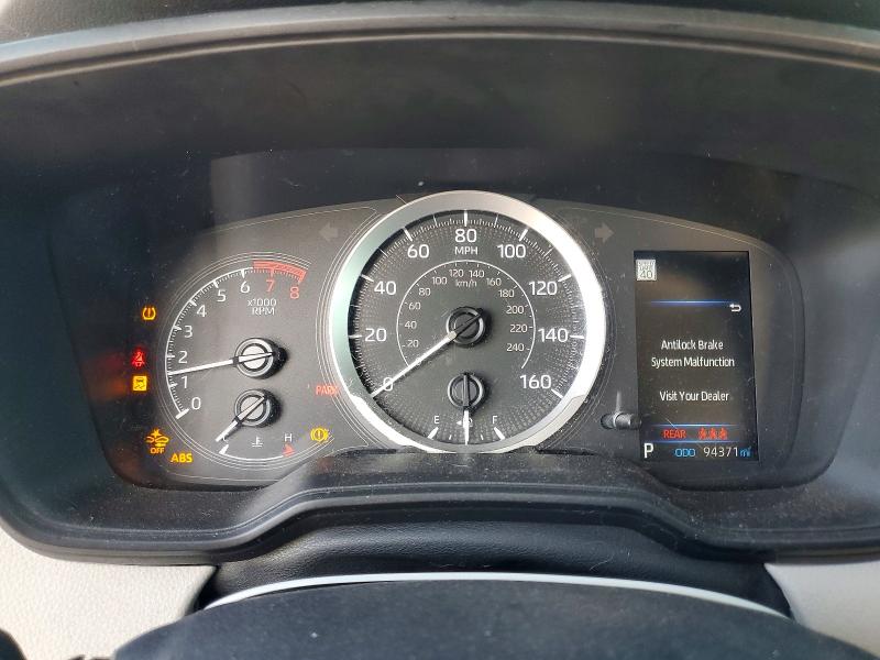 2022 Toyota Corolla VIN 5YFEPMAE2NP363612 COPART salvage auction — REAR END, Tx - Salvage Vehicle Title, sold $3,200 on 2026-07-31 (photo 9)