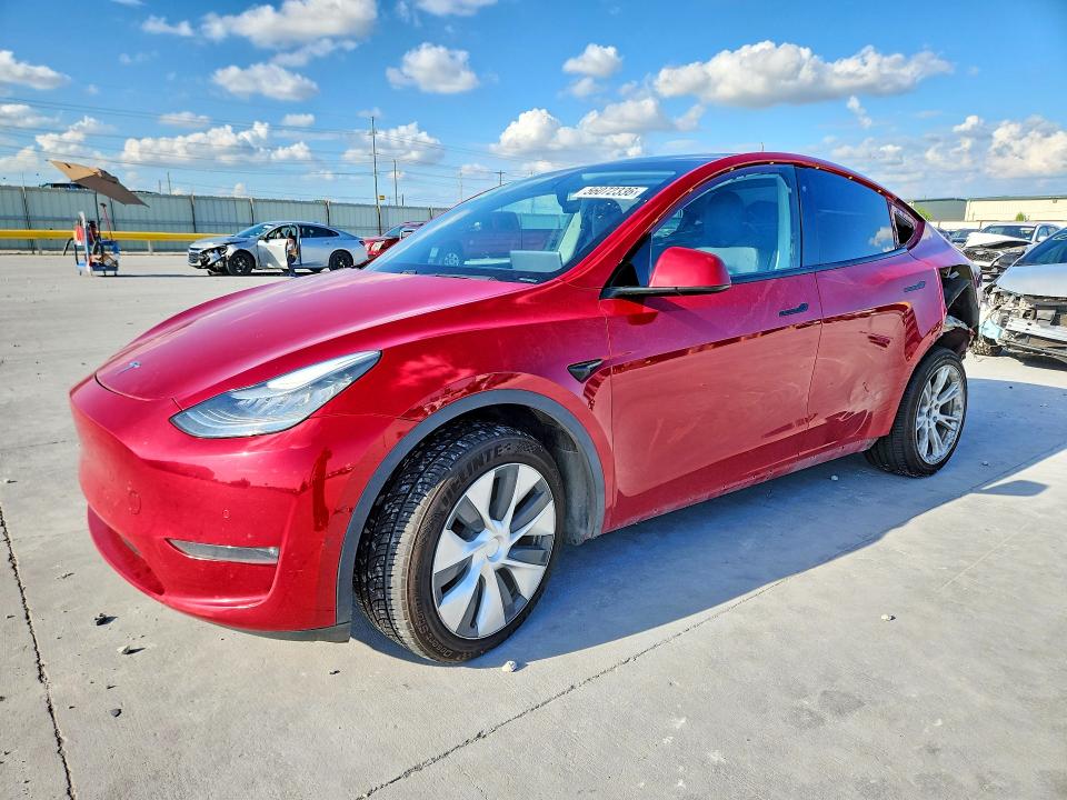 2020 Tesla Model y VIN 5YJYGDEE4LF031719 — COPART salvage auction photo