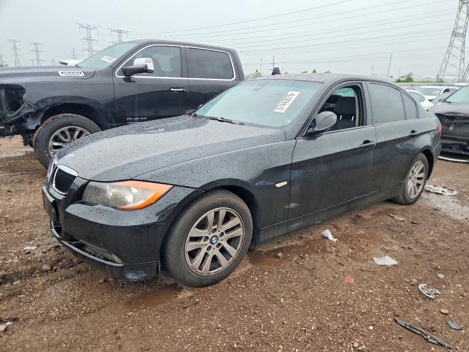 2006 BMW 3 series VIN WBAVB17526NK33572 COPART salvage auction — FRONT END, Wv - Salvage Certificate, sold $350 on 2026-07-28 (photo 1)