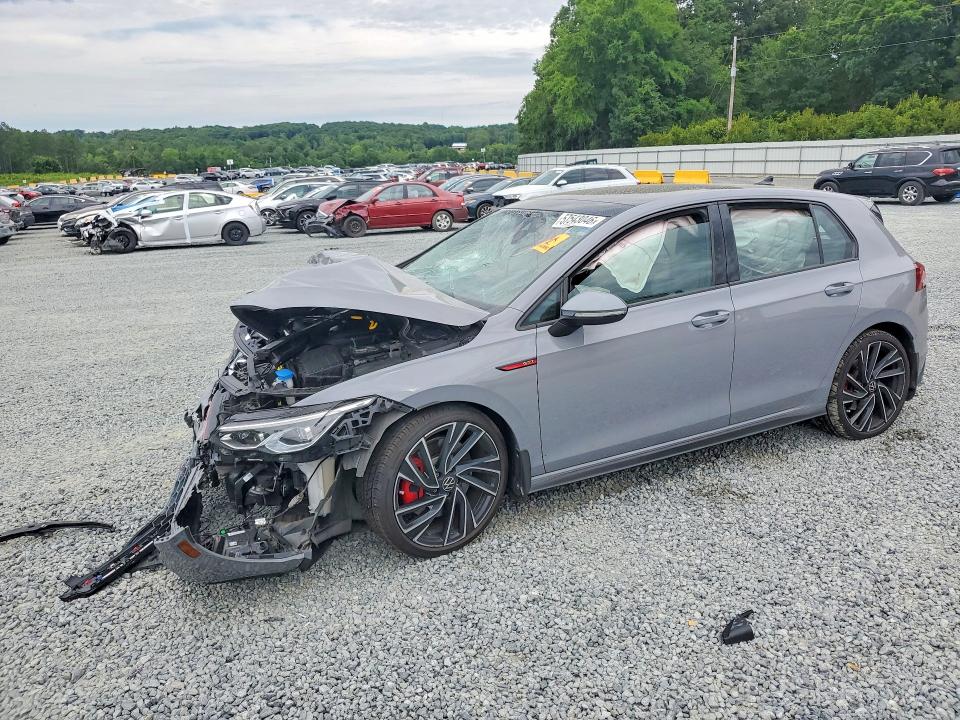 2024 Volkswagen Gti VIN WVWVA7CD0RW228391 COPART salvage auction — FRONT END, NC - SALVAGE CERTIFICATE OF TITLE, sold $4,150 on 2026-08-20 (photo 1)