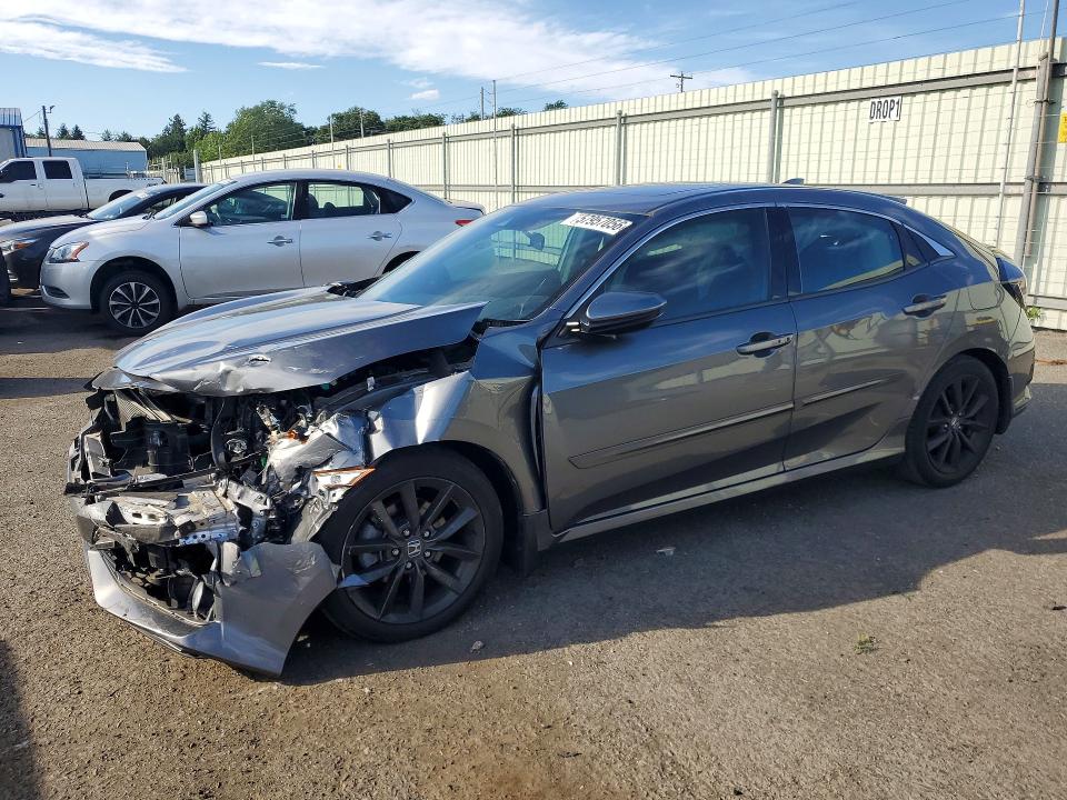 2021 Honda VIN SHHFK7H62MU224107 COPART salvage auction — FRONT END, Salvage Title, sold $3,000 on 2026-07-24 (photo 1)