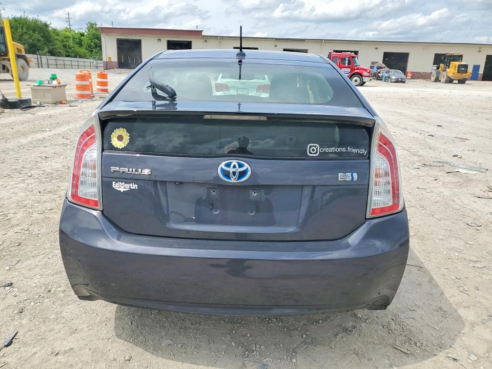 2012 Toyota Prius VIN JTDKN3DU5C1550091 COPART salvage auction — FRONT END, In - Cert Of Title-Salvage Title, sold $1,350 on 2026-07-17 (photo 6)
