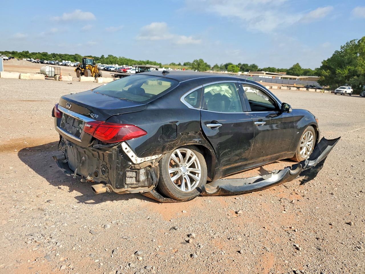 2017 Infiniti Q70 VIN JN1BY1AP6HM741327 COPART salvage auction — Side, OK - CERTIFICATE OF TITLE, sold $900 on 2026-07-09 (photo 3)