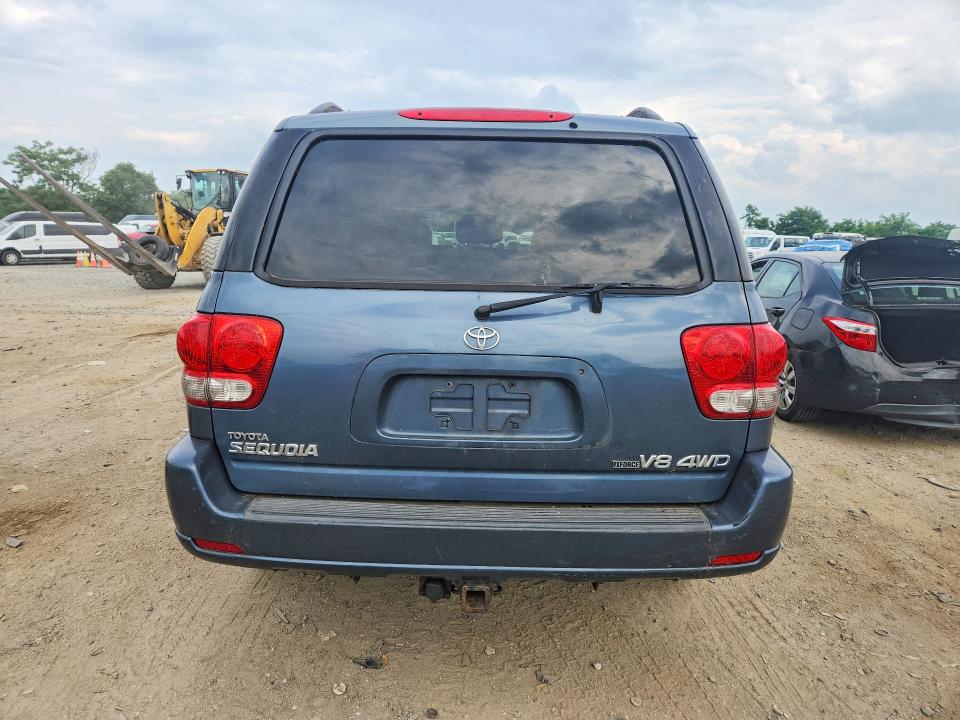 2007 Toyota Sequoia VIN 5TDBT44A17S282344 COPART salvage auction — MINOR DENT/SCRATCHES, Md - Certificate Of Title, sold $1,350 on 2026-07-30 (photo 6)