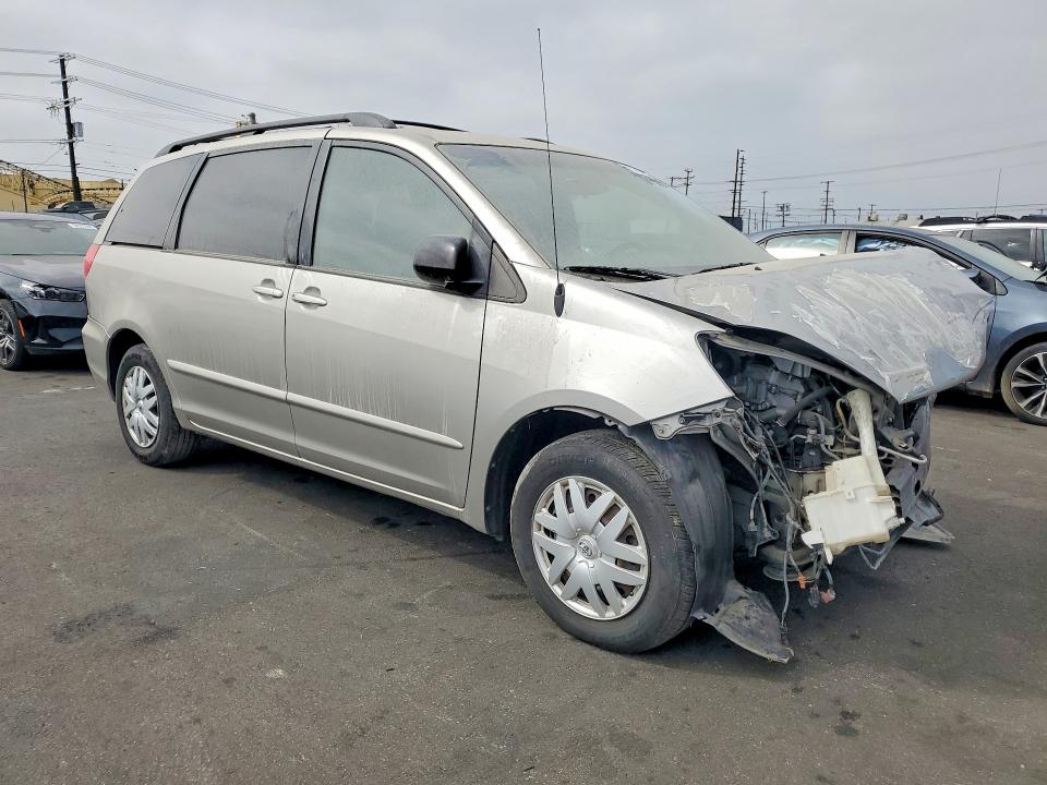 2009 Toyota Sienna VIN 5TDZK23C39S276086 COPART salvage auction — FRONT END, Ca - Salvage Certificate, sold $625 on 2026-07-06 (photo 4)