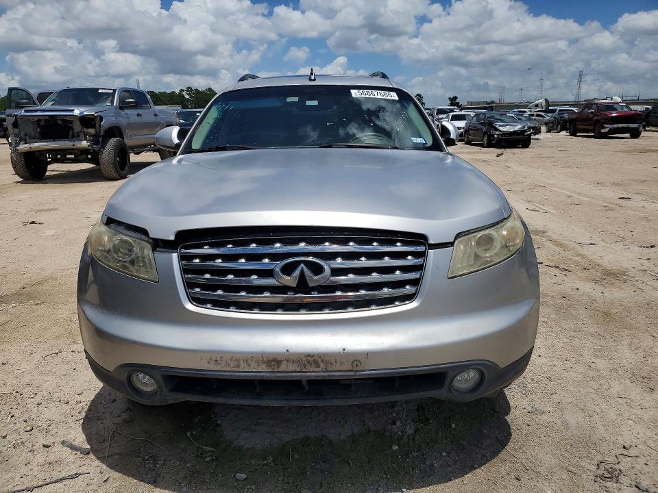 2005 Infiniti Fx VIN JNRAS08W55X212236 COPART salvage auction — FRONT END, Tx - Salvage Vehicle Title, sold $475 on 2026-07-14 (photo 5)
