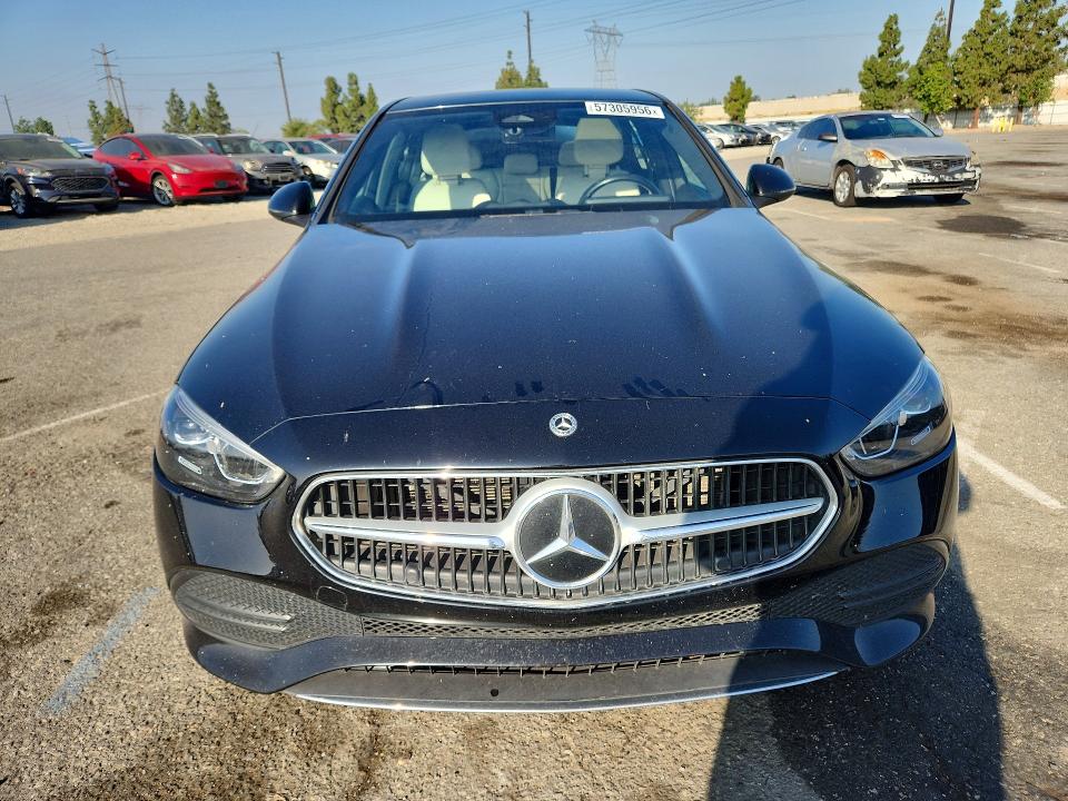 2023 Mercedes-benz C-klasse VIN W1KAF4HB4PR093035 COPART salvage auction — REAR END, Ca - Salvage Certificate, sold $10,200 on 2026-07-28 (photo 5)