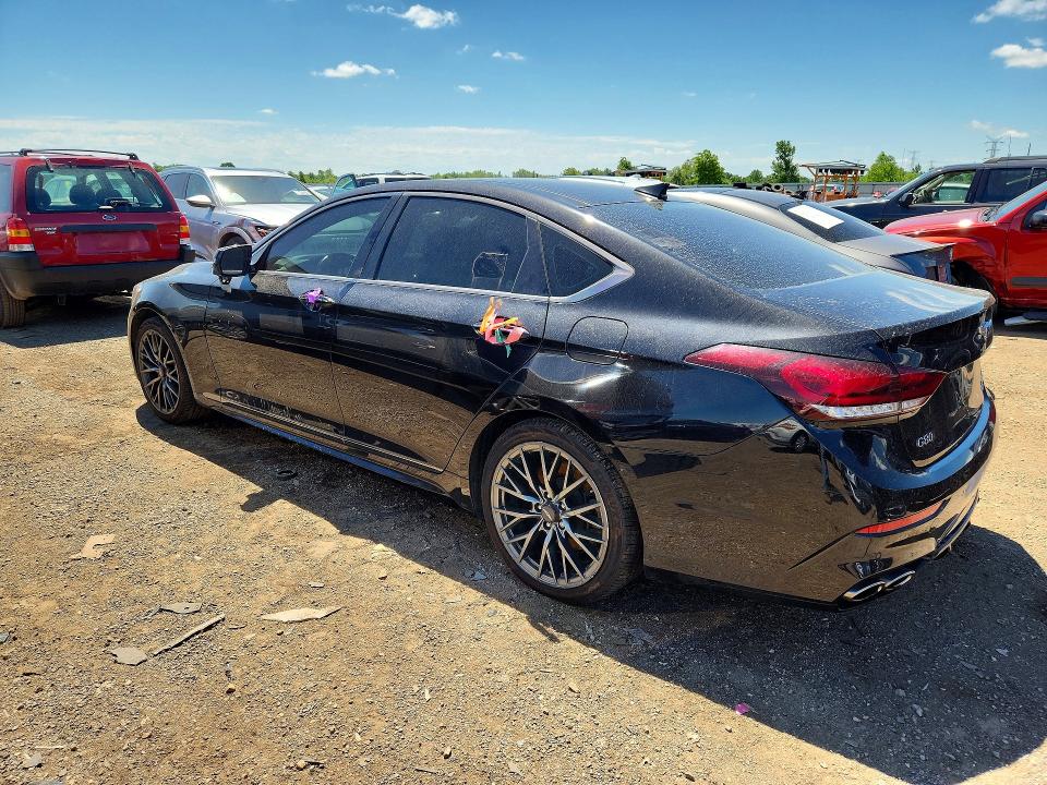 2018 Genesis G80 VIN KMHGN4JB4JU248295 COPART salvage auction — MINOR DENT/SCRATCHES, Il - Certificate Of Title (P), sold $7,700 on 2026-07-28 (photo 2)