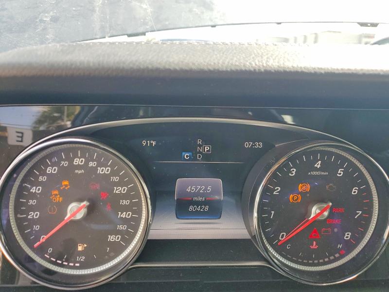 2017 Mercedes-benz E-klasse VIN WDDZF4JB8HA067535 COPART salvage auction — FRONT END, Ca - Salvage Certificate, sold $1,450 on 2026-07-28 (photo 9)