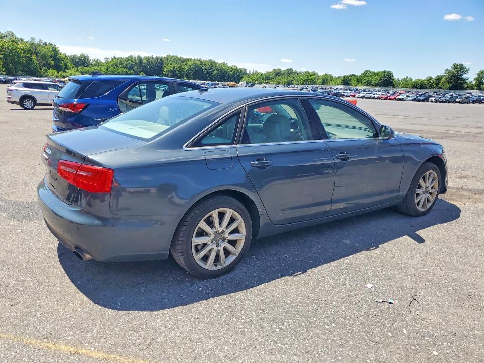 2014 Audi A6 VIN WAUGFAFC4EN050881 COPART salvage auction — MECHANICAL, Nj - Certificate Of Title, sold $2,950 on 2026-07-09 (photo 3)