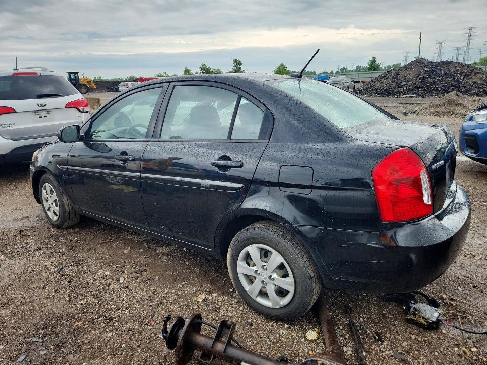 2010 Hyundai Accent VIN KMHCN4AC0AU431233 COPART salvage auction — FRONT END, Wv - Salvage Certificate, sold $250 on 2026-07-30 (photo 2)