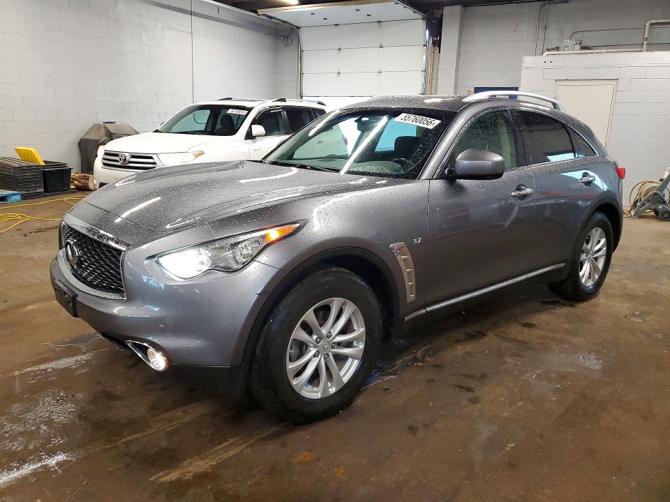 2017 Infiniti Qx70 VIN JN8CS1MW9HM414401 COPART salvage auction — HAIL, Ia - Cert Of Title-Salvage Title, sold $1,550 on 2026-07-29 (photo 1)