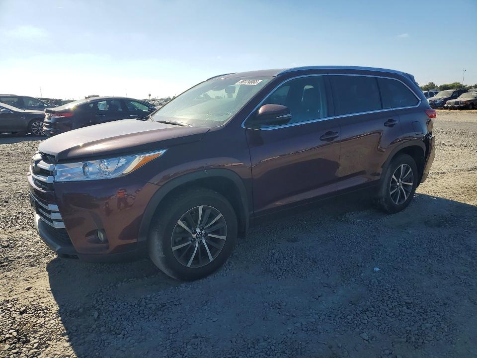 2017 Toyota VIN 5TDJZRFH9HS396885 COPART salvage auction — REAR END, Ca - Salvage Certificate, sold $10,500 on 2026-07-02 (photo 1)