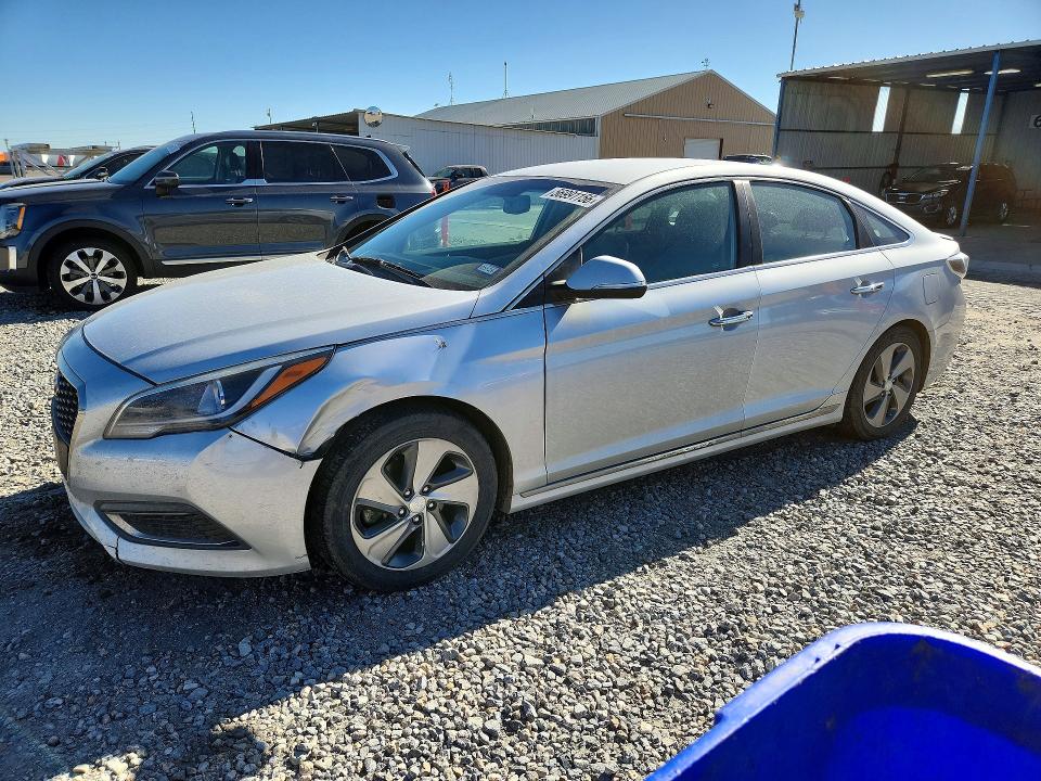 2017 Hyundai Sonata VIN KMHE34L14HA050250 COPART salvage auction — FRONT END, Co - Bill Of Sale-Parts Only, sold $1,000 on 2026-08-02 (photo 1)
