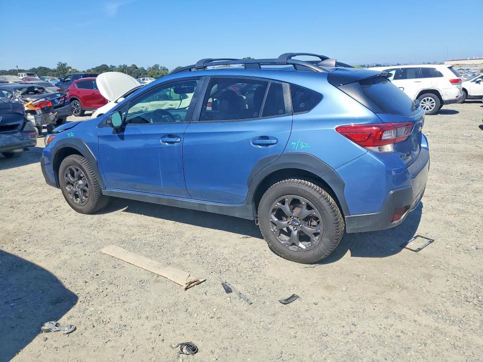 2021 Subaru Crosstrek VIN JF2GTHSC1MH317368 COPART salvage auction — ENGINE BURN, CA - SALVAGE CERTIFICATE, sold $2,450 on 2026-07-07 (photo 2)