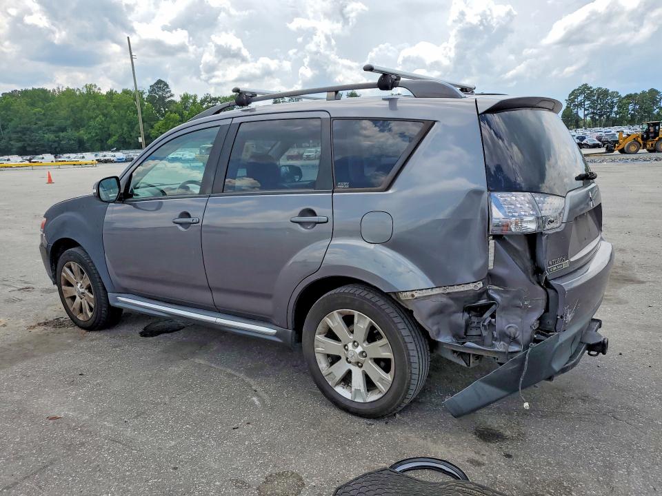 2010 Mitsubishi Outlander VIN JA4AS3AW4AZ003610 COPART salvage auction — REAR END, Nc - Salvage Certificate Of Title, sold $250 on 2026-07-28 (photo 2)