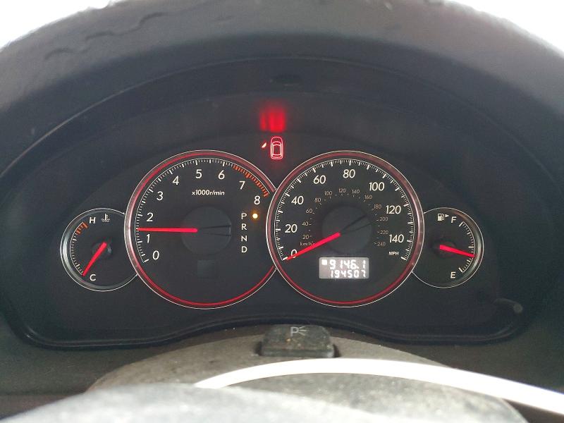 2008 Subaru Outback VIN 4S4BP60CX87337436 COPART salvage auction — MINOR DENT/SCRATCHES, Ca - Dis/Dlr/Exp Only Clean Title, sold $200 on 2026-07-02 (photo 9)