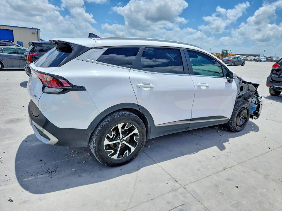2024 Kia Sportage VIN 5XYK3CDF9RG175953 COPART salvage auction — FRONT END, Tx - Salvage Vehicle Title, sold $3,700 on 2026-07-28 (photo 3)
