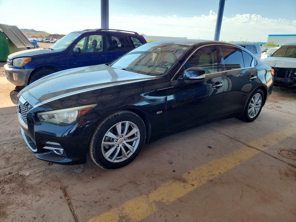 2017 Infiniti VIN JN1EV7AP5HM740016 COPART salvage auction — FRONT END, Az - Dealer Only Clean Title, sold $2,200 on 2026-07-28 (photo 1)