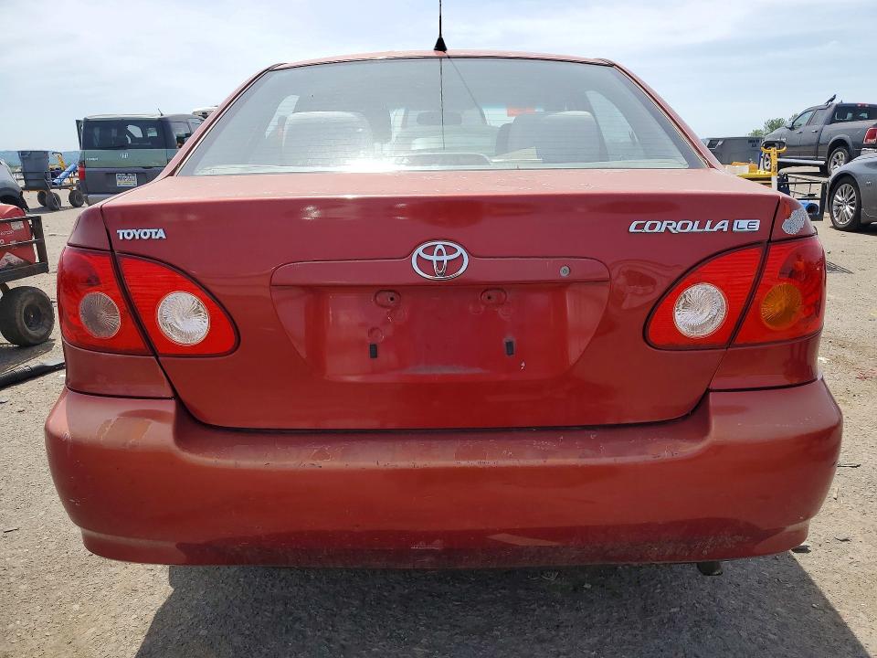 2003 Toyota Corolla VIN 2T1BR32E33C119583 COPART salvage auction — FRONT END, Ct - Certificate Of Title (P), sold $650 on 2026-07-02 (photo 6)