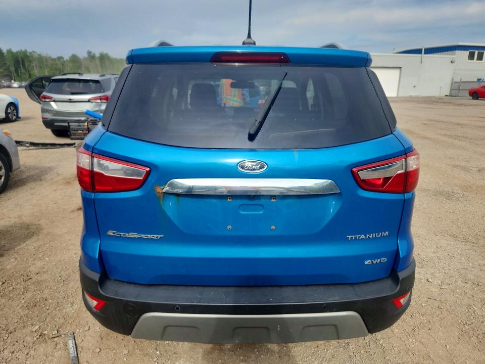 2018 Ford Ecosport VIN MAJ6P1WL9JC200250 COPART salvage auction — FRONT END, ON - PERMIT NO BRAND - UNFIT, sold $1,450 on 2026-07-02 (photo 6)