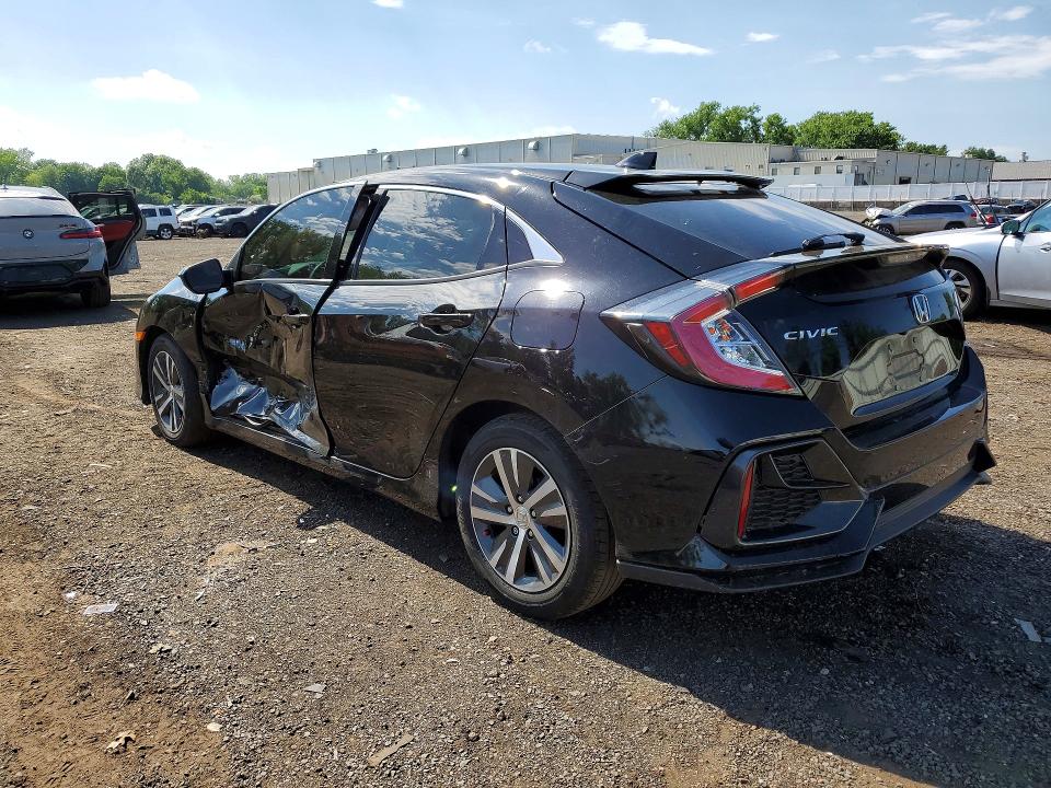 2020 Honda Civic VIN SHHFK7H31LU406207 COPART salvage auction — SIDE, CT - CERT OF TITLE-SALVAGE, sold $1,100 on 2026-07-24 (photo 2)