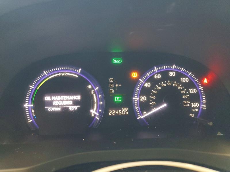 2010 Lexus Hs 250h VIN JTHBB1BA4A2028645 COPART salvage auction — FRONT END, WA - BILL OF SALE, sold $225 on 2026-07-31 (photo 9)