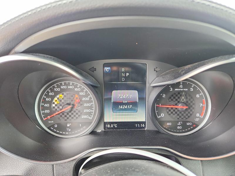 2019 Mercedes-benz Glc VIN WDC0G6EBXKF579372 COPART salvage auction — FRONT END, Ab - Bos - Salvage, sold $14,700 on 2026-07-16 (photo 9)