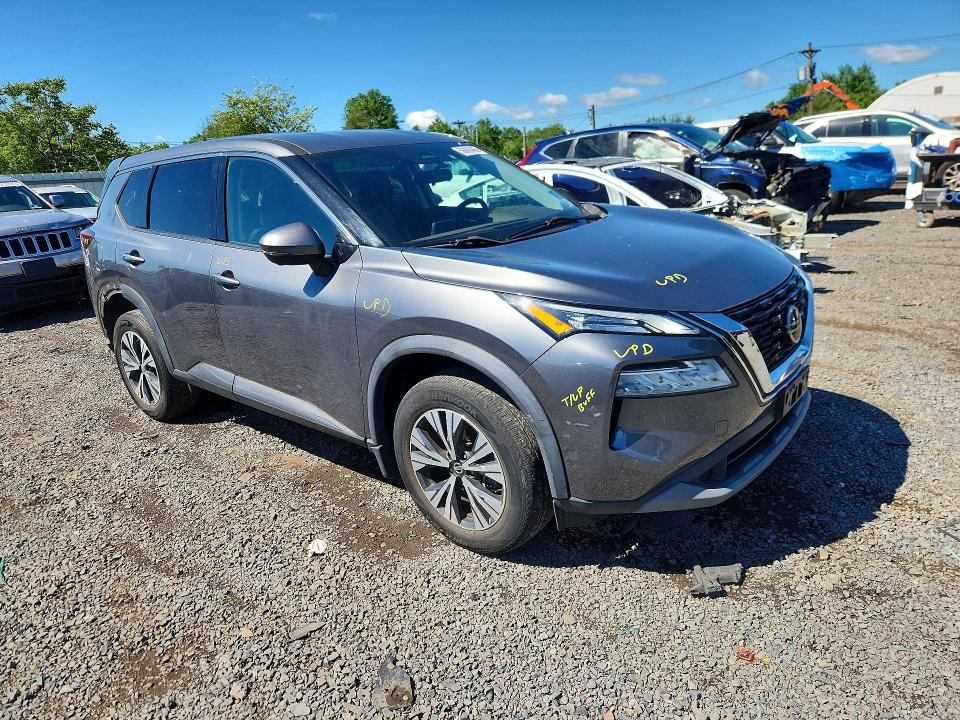 2021 Nissan Rogue VIN 5N1AT3BBXMC679626 COPART salvage auction — REAR END, NJ - CERT OF TITLE-SALVAGE (P), sold $7,400 on 2026-07-02 (photo 4)